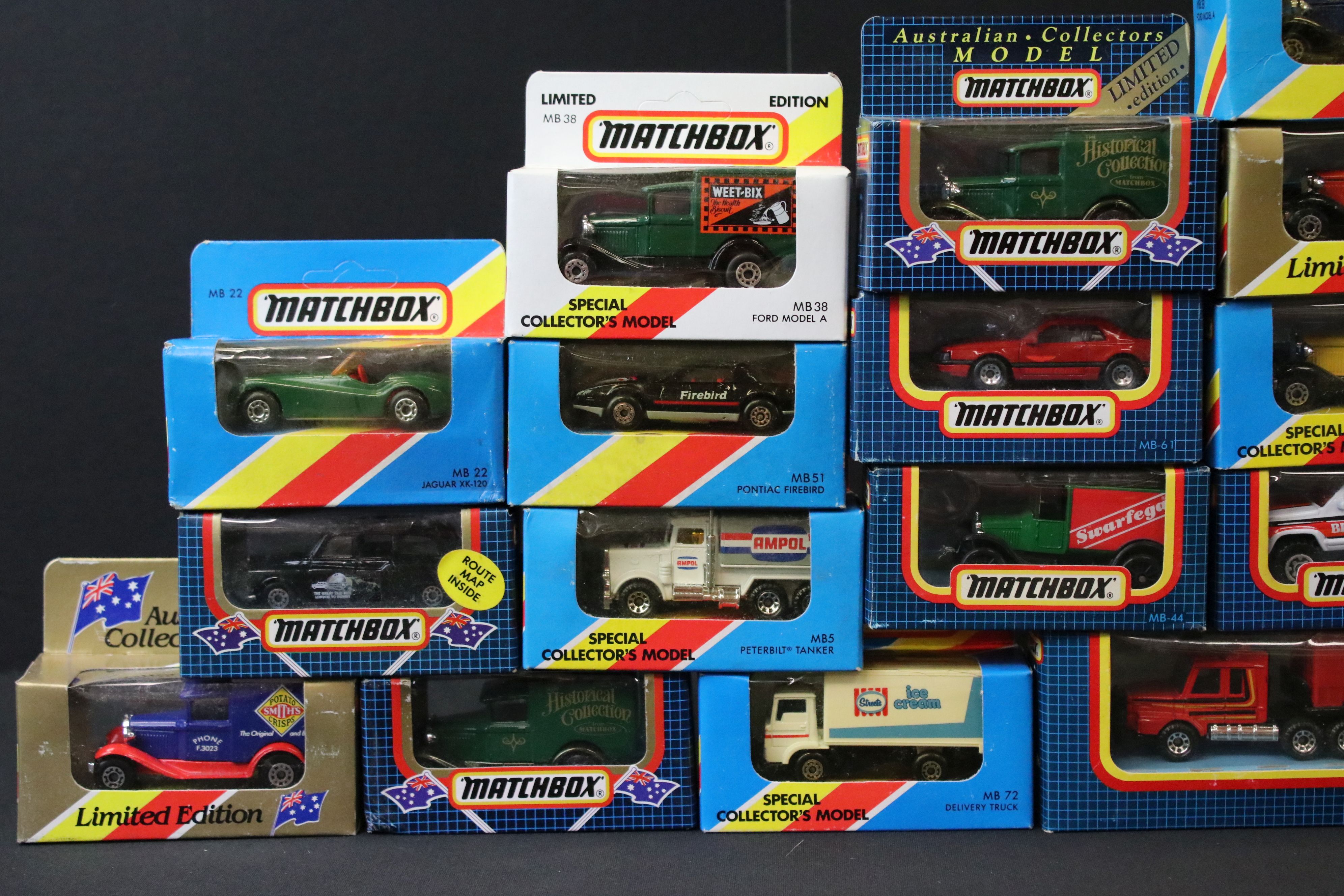 35 Boxed / carded Matchbox diecast models, circa 1980's, to include 5 x Skybusters (2 x SB-23, 2 x - Image 2 of 7