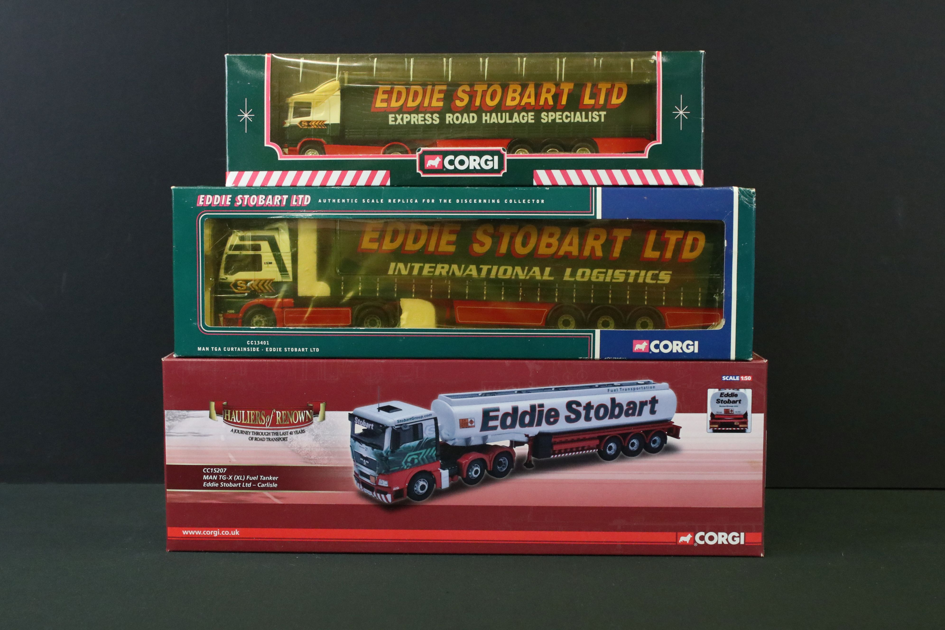 12 Boxed Eddie Stobart diecast models to include 6 x Corgi examples (Hauliers of Renown 1:50 - Image 3 of 7