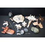 Star Wars - Collection of original play worn Star Wars vehicle & mini rigs to include Land