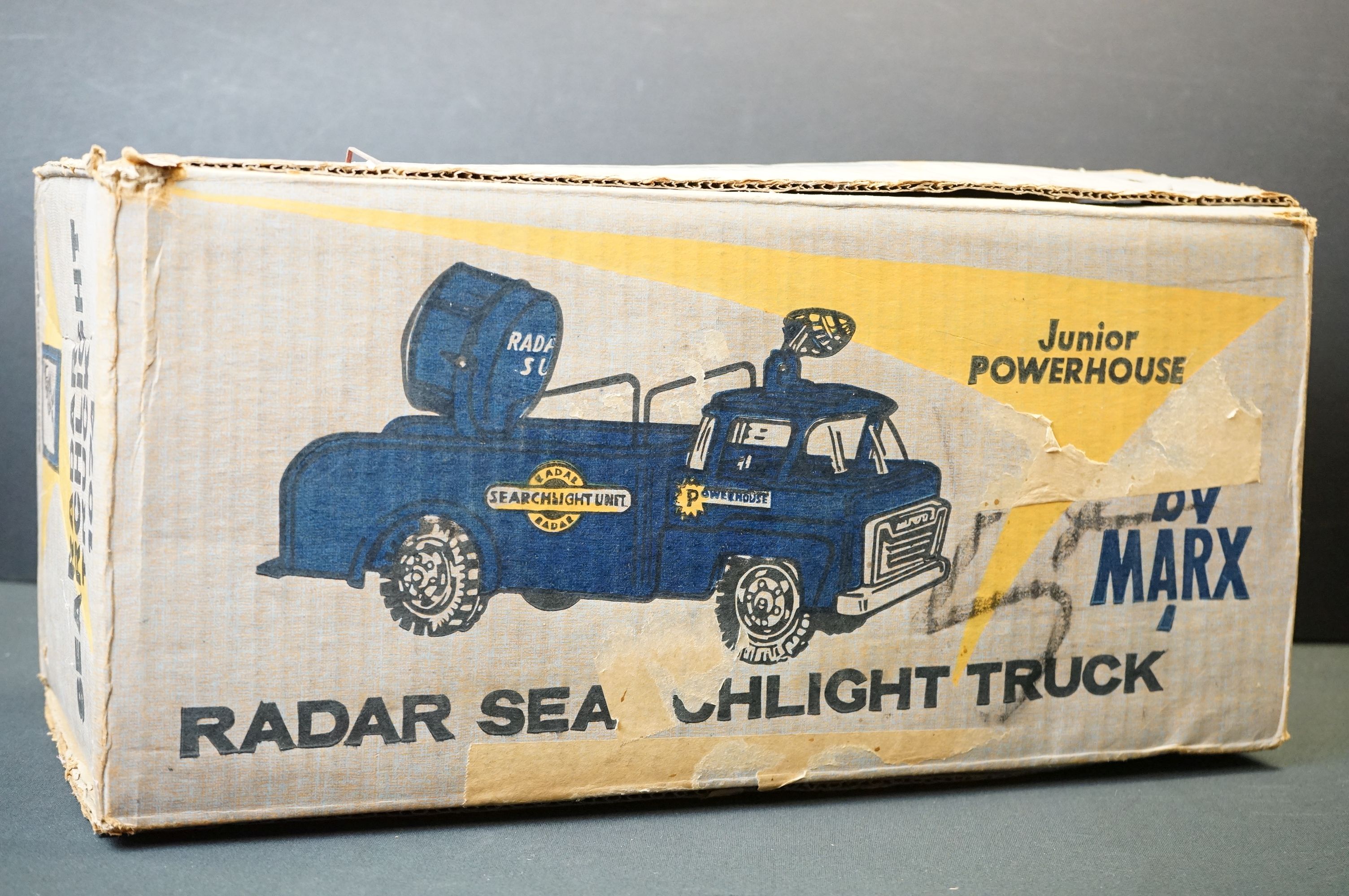 Two boxed metal toys to include Marx Radar Searchlight Truck and Triang Whistle Puff Puff, showing - Image 12 of 21