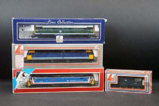 Four boxed Lima OO gauge locomotives to include Great Eastern 47581, Lima Collection L205093