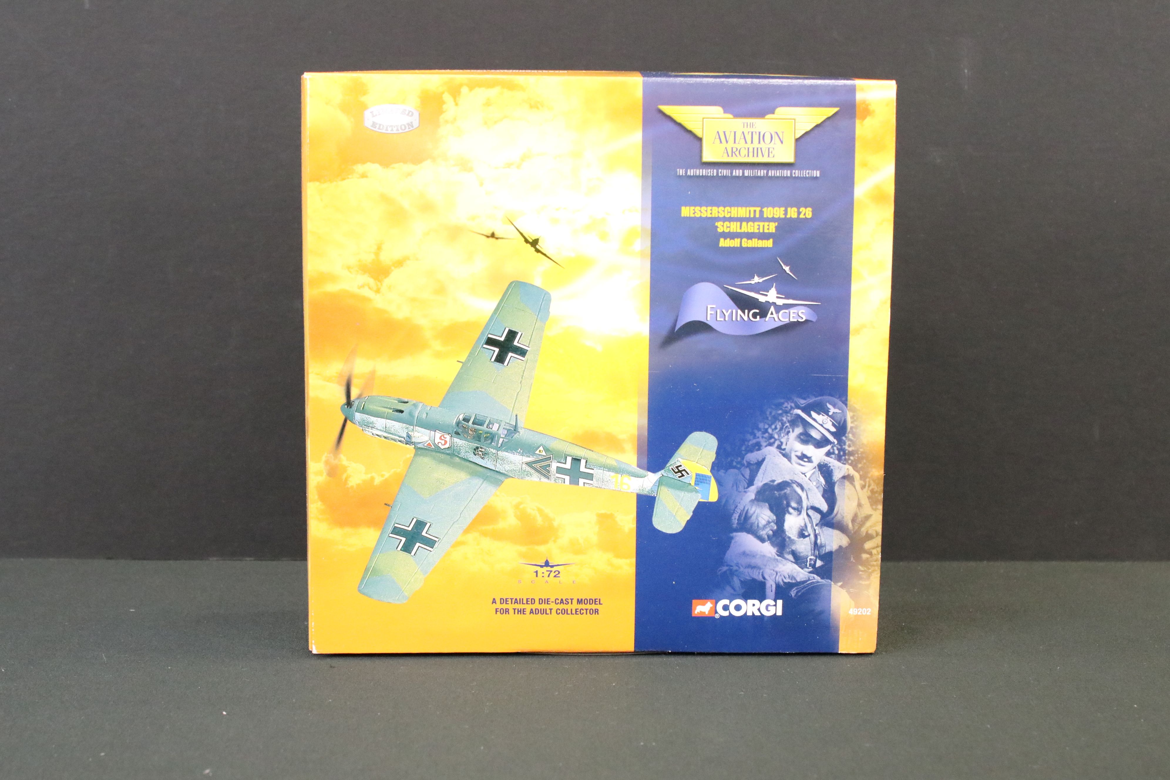 11 Boxed diecast model planes to include 5 x Corgi Aviation Archive (49202 1:72 Flying Aces - Image 29 of 35