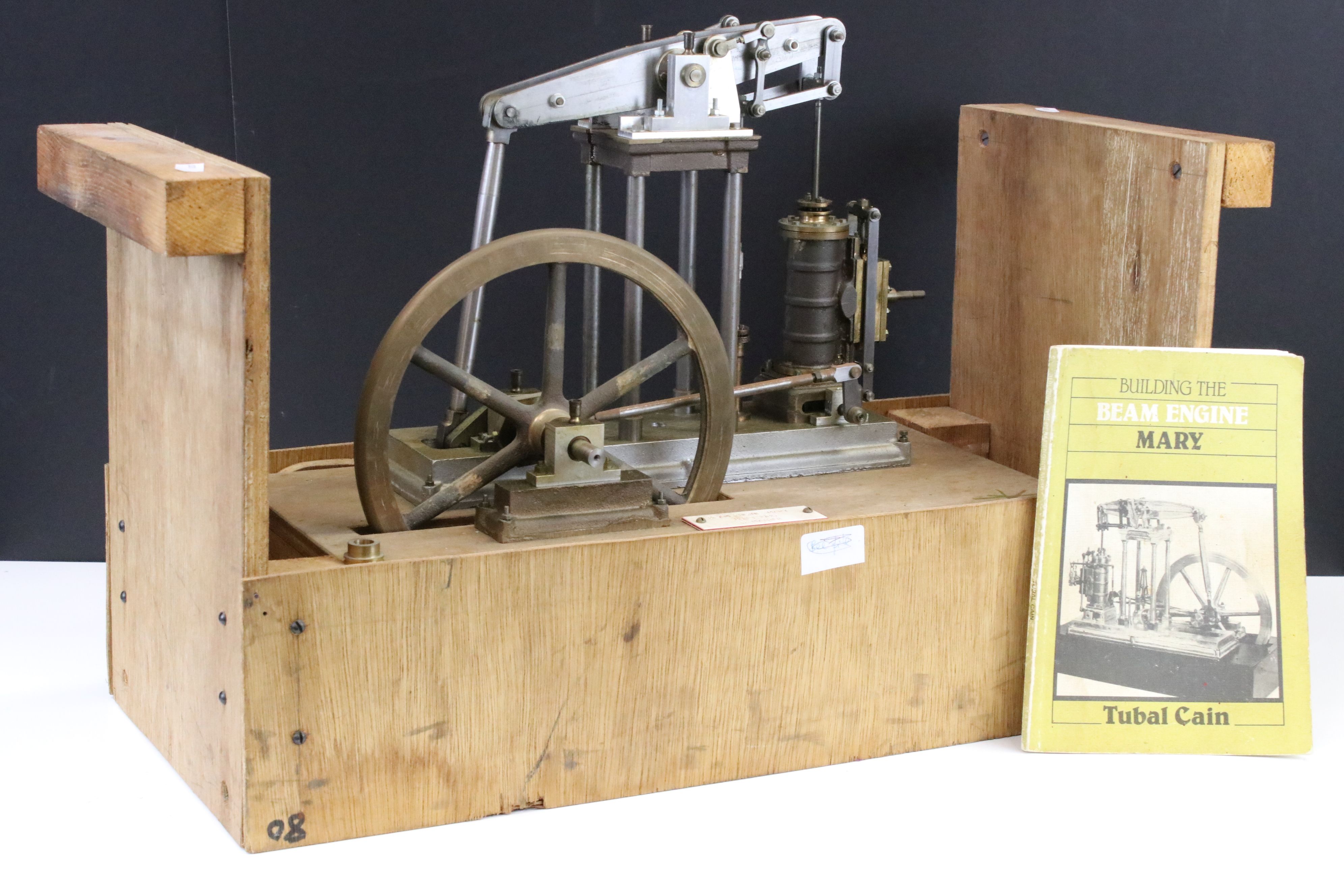 Live Steam - 'Mary' Four-Column Beam Engine, built in 1986 by S. Mather, with parallel motion and