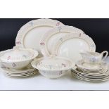 Royal Doulton ' Cotswold ' pattern dinner set (pattern no. 5982) to include 2 lidded tureens, 3