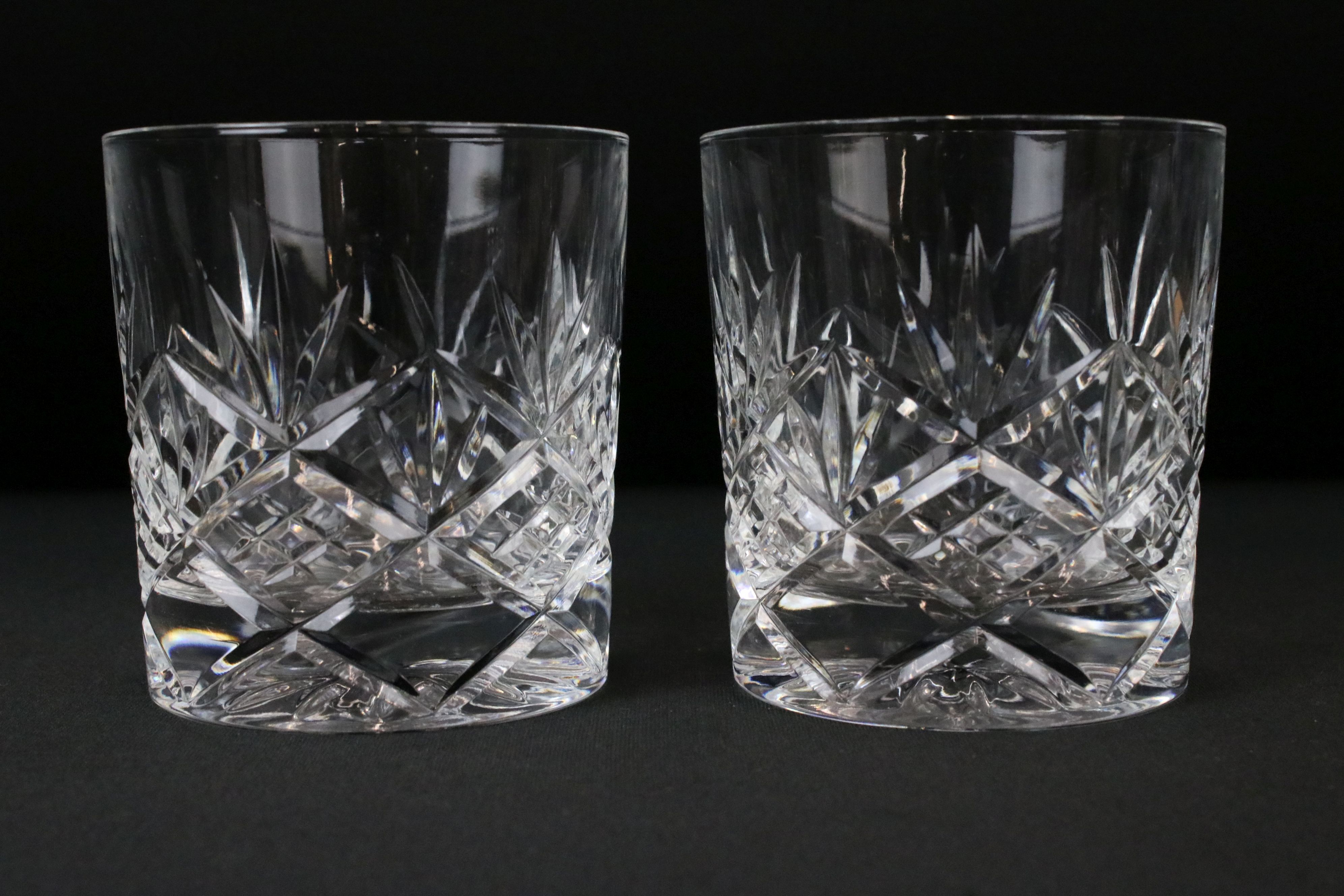 Collection of 20th Century Cut Crystal Glassware to include a boxed Edinburgh Crystal set of 6 - Image 5 of 9