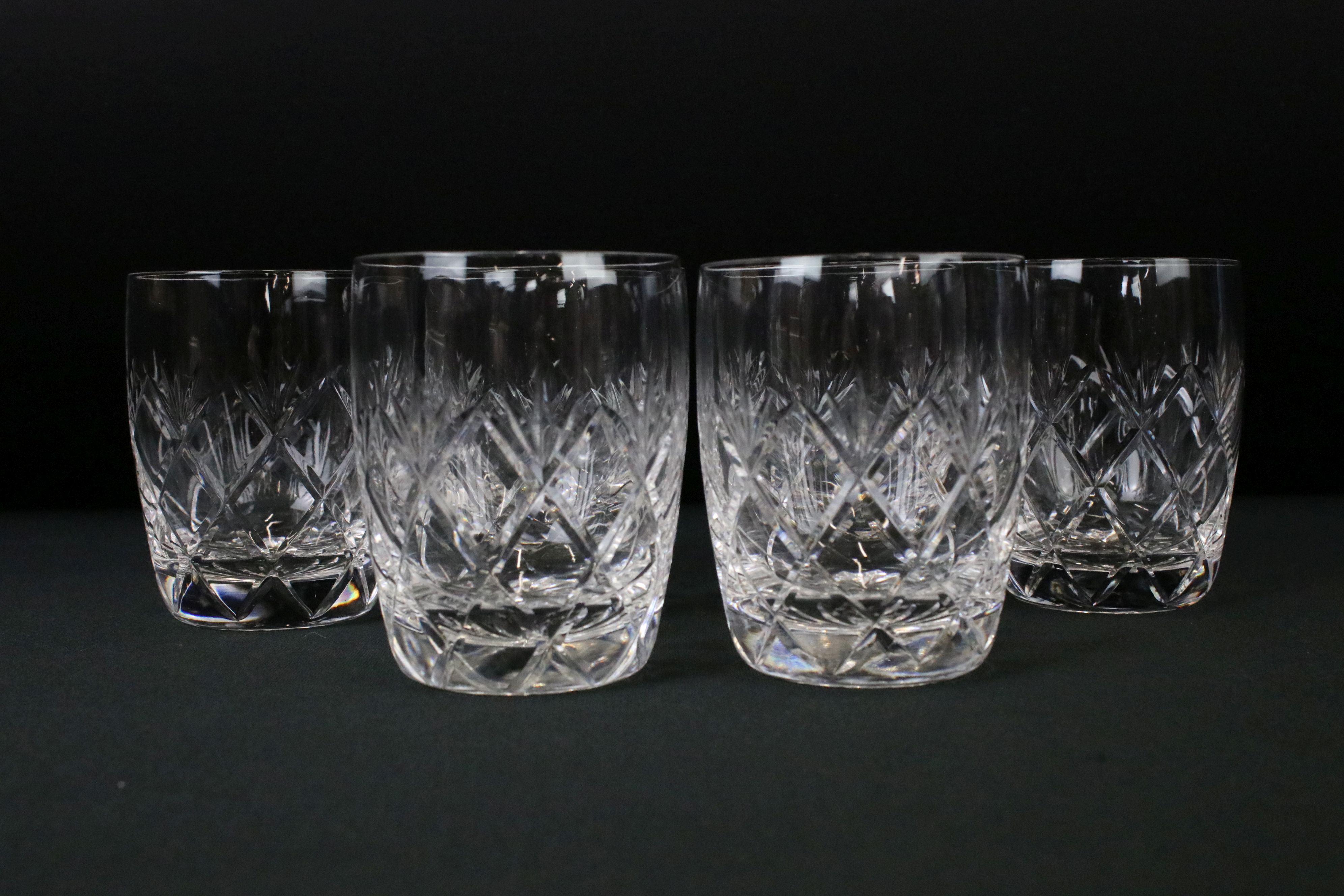 Collection of 20th Century Cut Crystal Glassware to include a boxed Edinburgh Crystal set of 6 - Image 6 of 9