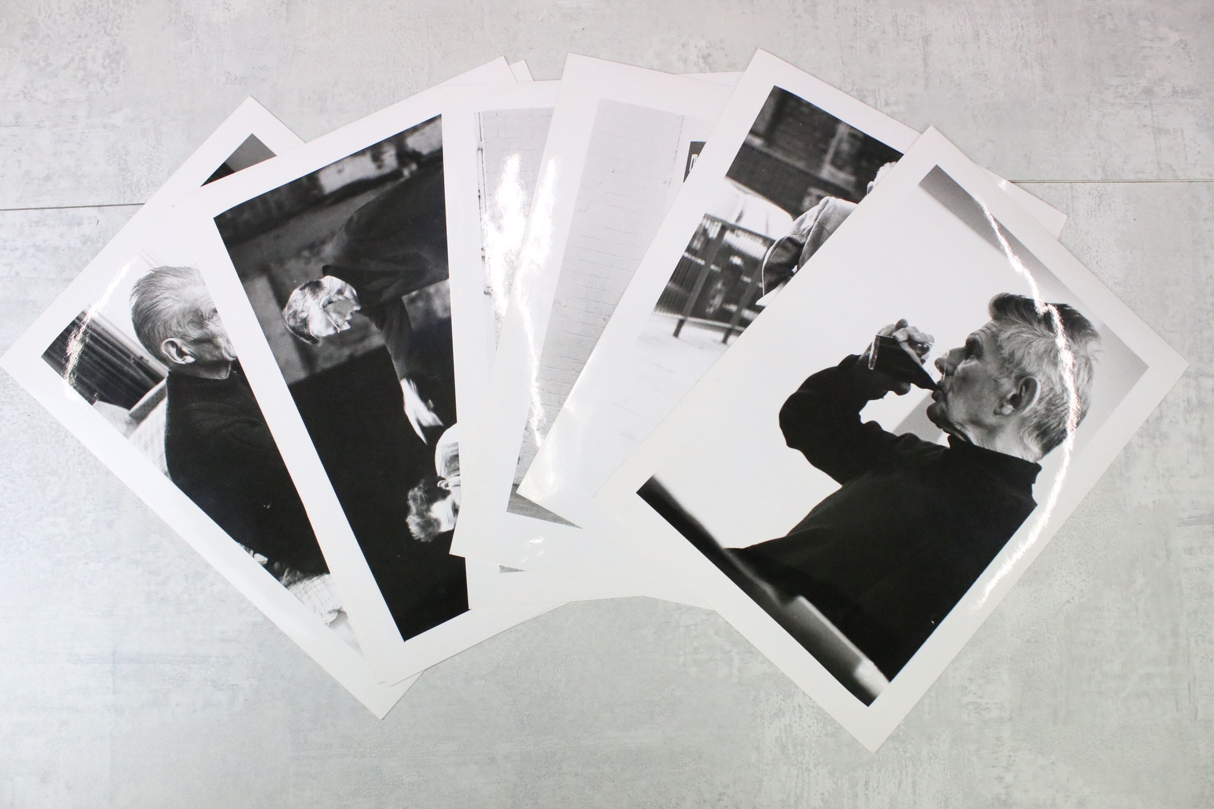 A collection of artist proof photographs by John Minihan of Samual Beckett, riverside Studios. - Image 2 of 3