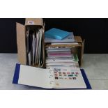 A small collection of mixed world stamps together with a quantity of presentation packs.