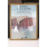 Fred Williams (Australian) Framed Exhibition Poster for the Serpentine Gallery dated 24th February