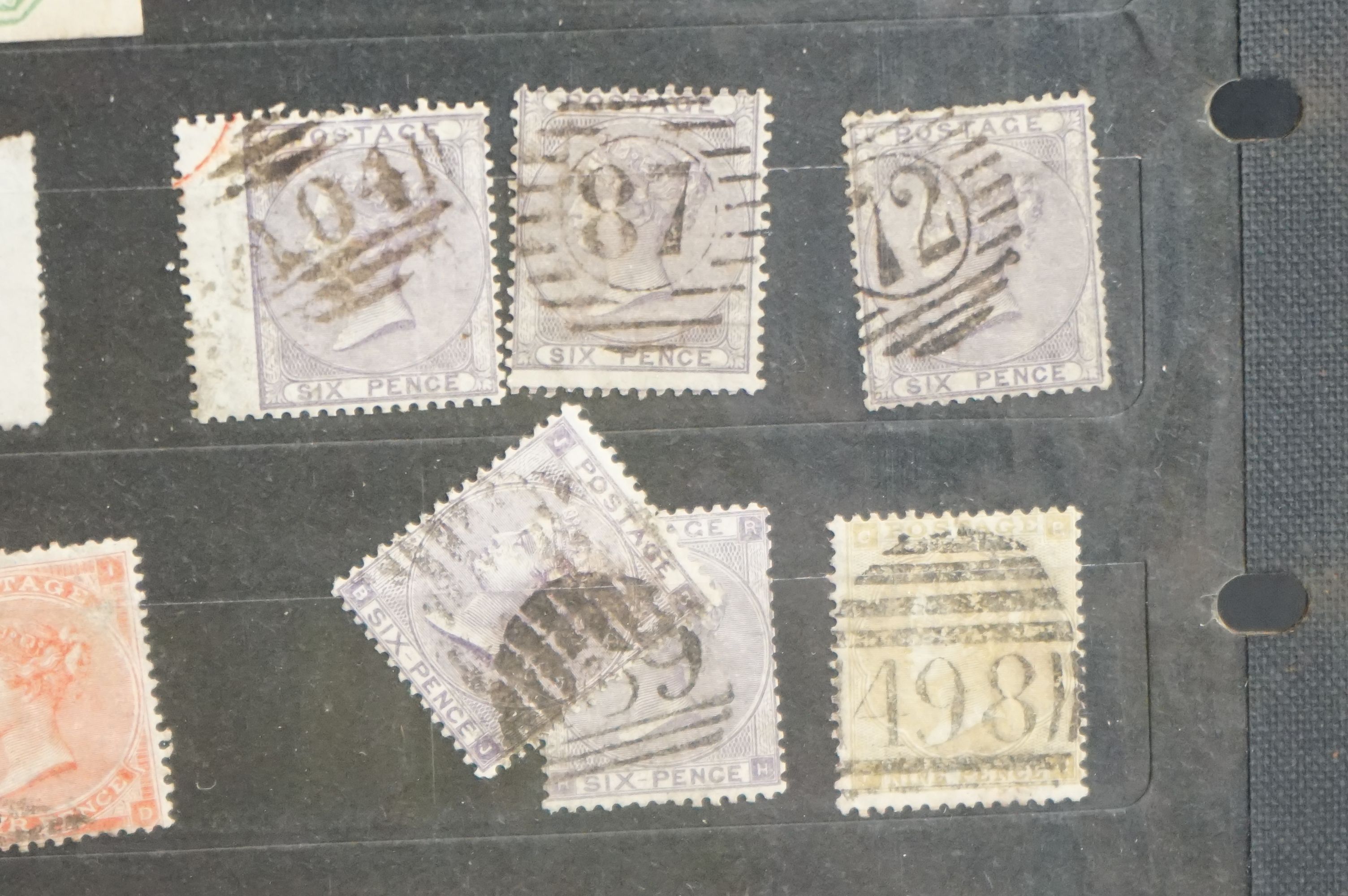 A collection of Queen Victoria Stamps to include three Penny Blacks, sixteen two penny blues and a - Image 13 of 17