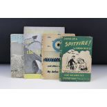 A collection of four vintage aviation books to include Birth of a Spitfire by Gordon Beckles and