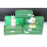 Three Boxed Beswick ' English Country Folk ' figures to include Shephard Sheepdog (ECF 5), Mrs