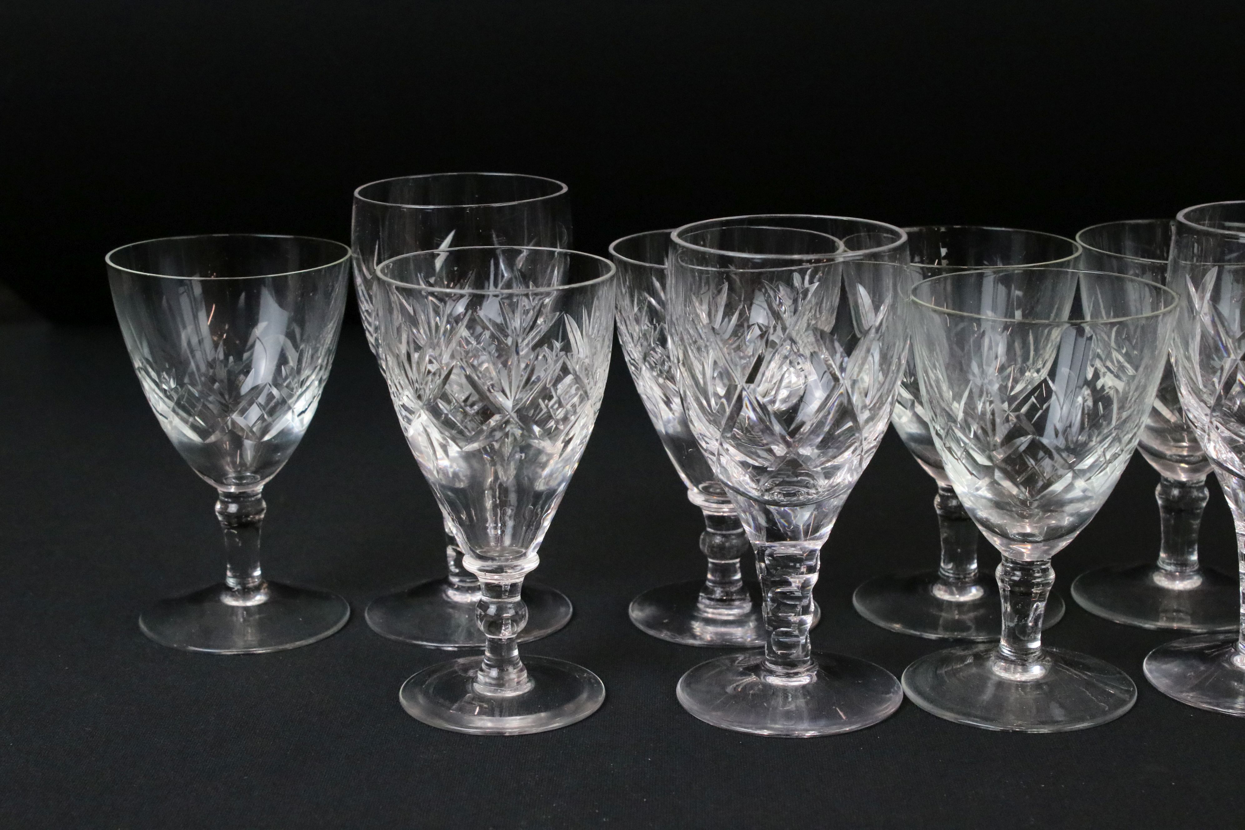 Collection of 20th Century Cut Crystal Glassware to include a boxed Edinburgh Crystal set of 6 - Image 2 of 9