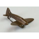 World War II Copper Penny Spitfire Brooch