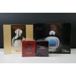 A collection of Christian Dior poison to include Pure Poison, Poison and Hypnotic Poison, two