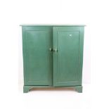 Painted Housekeepers Storage Cupboard, 109cm wide x 29cm deep x 120cm high