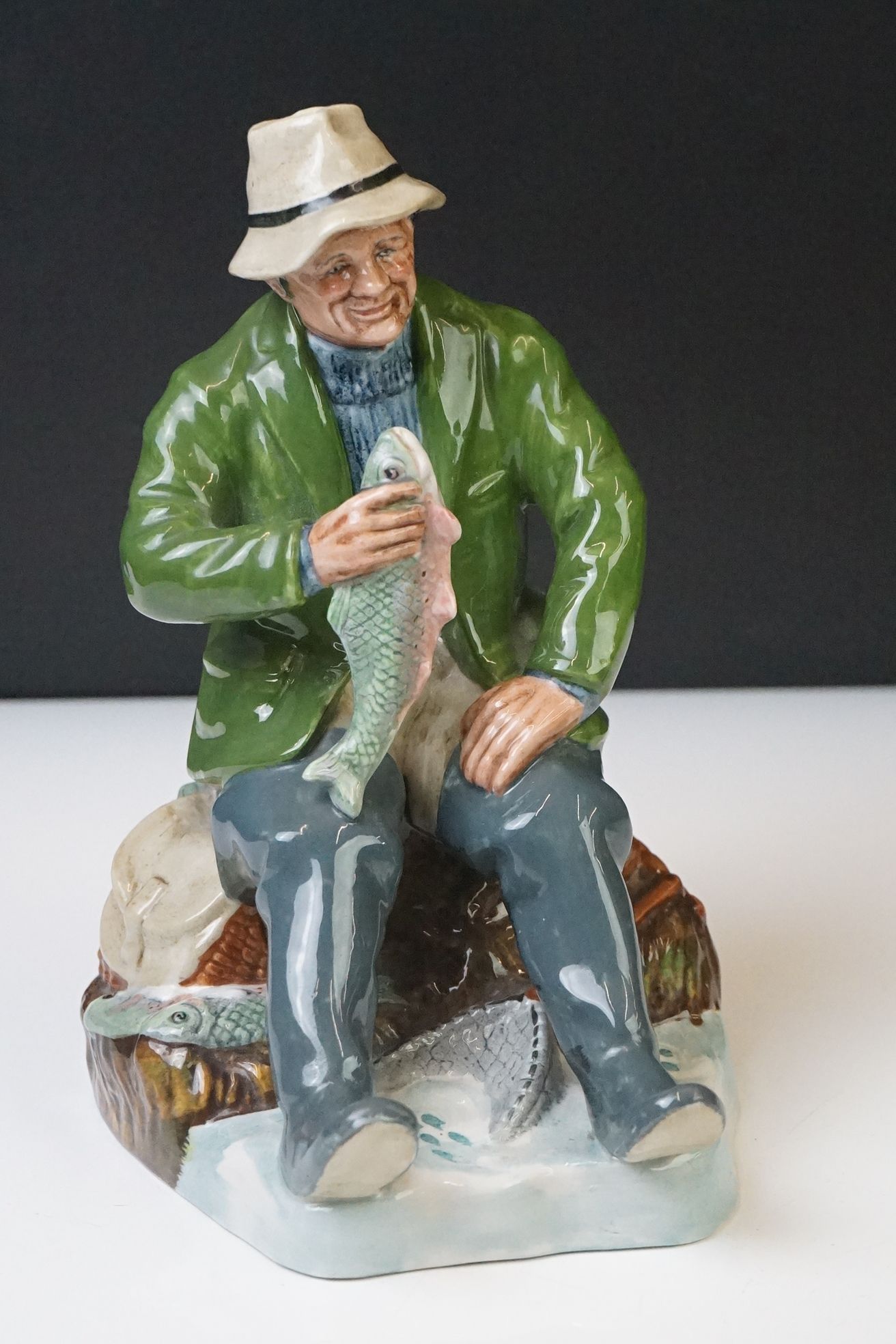 Three Royal Doulton porcelain figures to include ' The Auctioneer ' Collectors Club Exclusive ( - Image 2 of 17