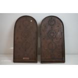 Two Mid century Bagatelle Boards