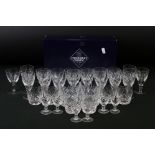 Collection of 20th Century Cut Crystal Glassware to include a boxed Edinburgh Crystal set of 6