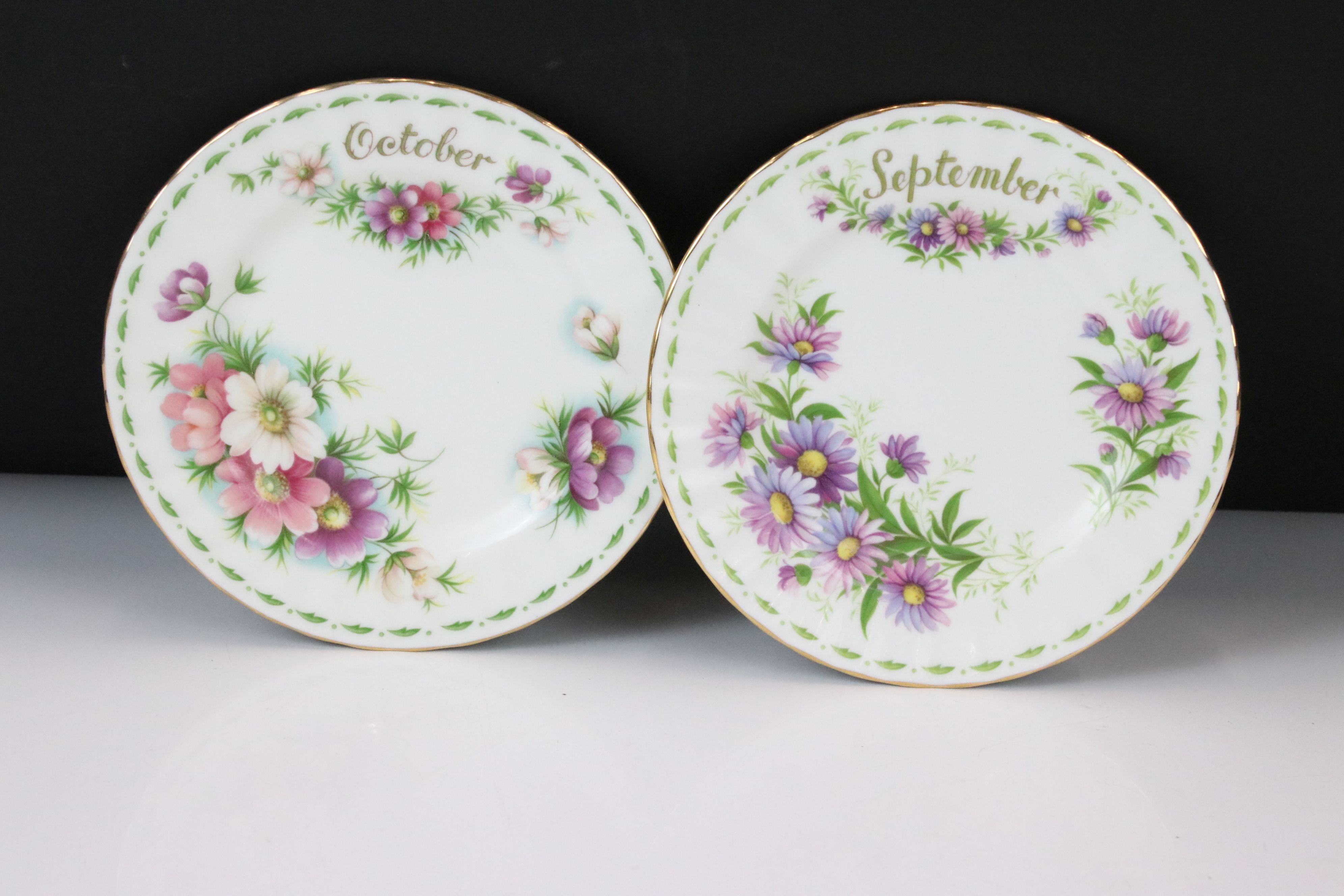 Royal Albert ' Flower of The Month Series ' tea ware, to include 9 x boxed teacups & saucers ( - Image 6 of 11