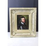 Oil on Panel, a Portrait of Thomas Howard, Tudor English Nobleman and Politician, 23.5cm x 19cm