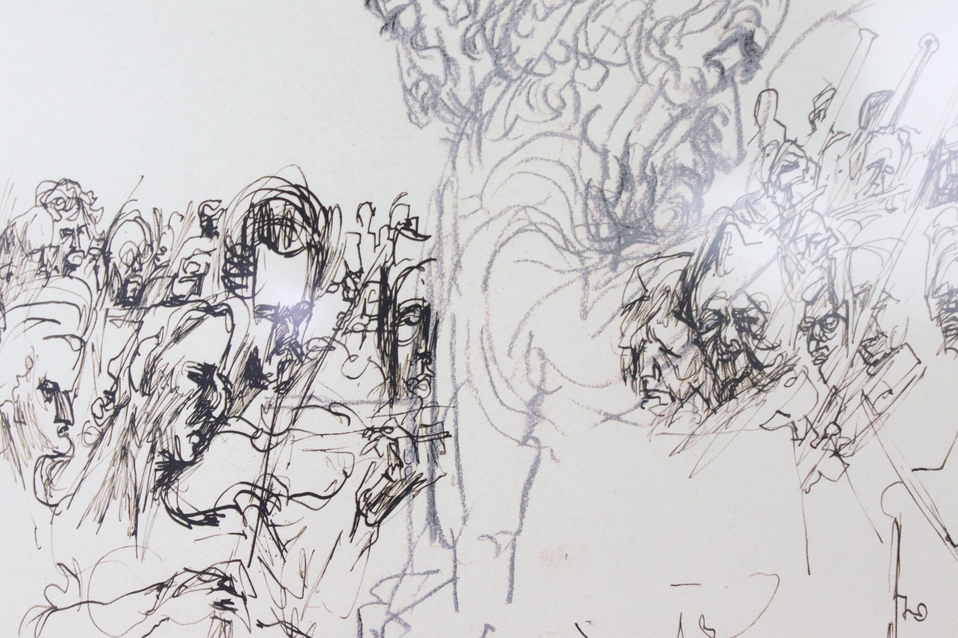 Feliks Topolski (1907 - 1989) Signed Limited Edition Print no.164/200 with Spink gallery stamp, - Image 3 of 24