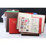 A large collection of mainly British stamps contained within approx sixteen albums to include many