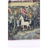 JP of France Point D'Halluin Tapestry of the Heraldic Unicorn from William Morris's Knights of the