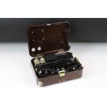 A World War Two era USSR / Soviet military field telephone in original bakelite case.