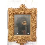 Oil Painting of an 18th century Gentleman, ornate gilt effect framed and glazed, 50cm x 39cm