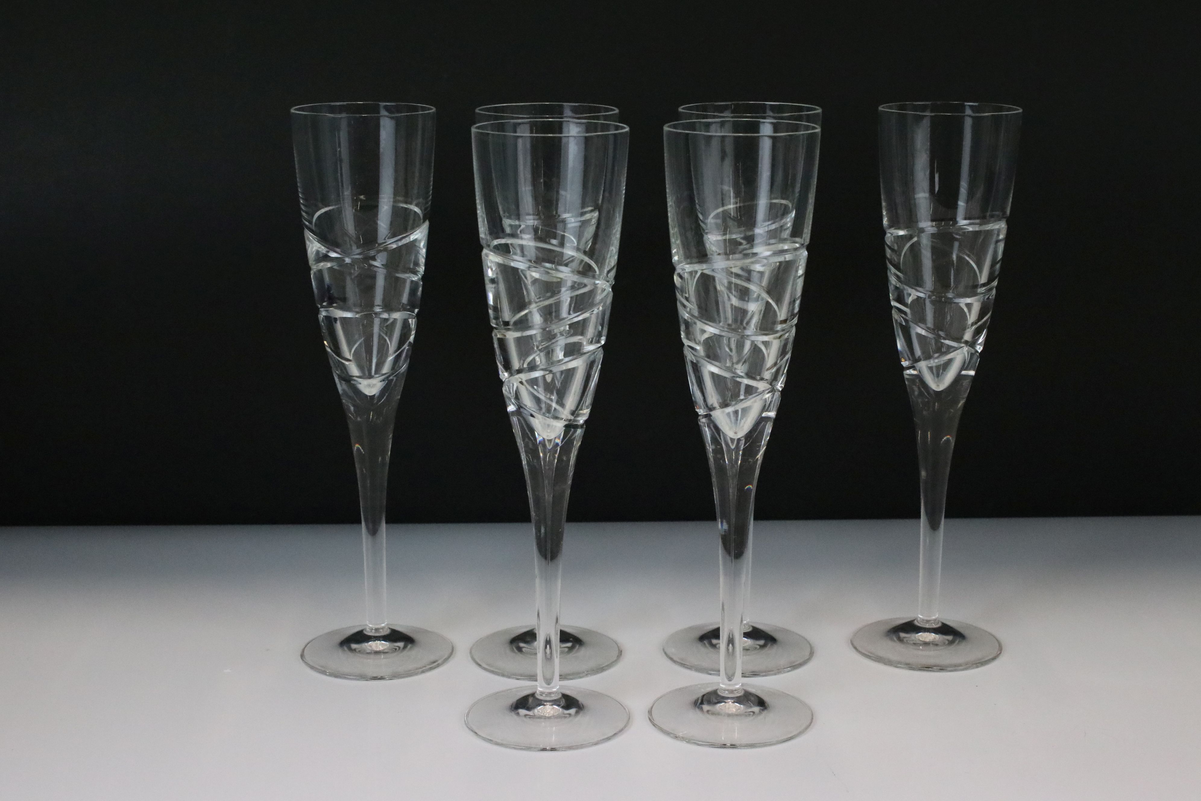 Tiffany & Co Boxed Set of Four Crystal Cut Glass Whiskey Tumblers (8.5cm high), together with a - Image 3 of 5