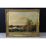 Colonel Raymond Arthur O'Grady OBE, Oil on Canvas Scenic View from Richmond Hill