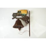 Cast Iron ' Landrover ' Outside Hanging Bell