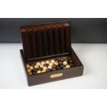 Wooden Boxed Remy Martin Cognac ' Four in a Row ' Bar Game with turned and stained wooden balls