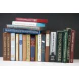 A collection of approx twenty Folio Society books, mainly historical examples, all within slip