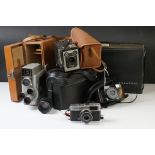 Cameras and Accessories - Olympus Trip 35, Cased Olympus AZ-200 super zoom, Cased Revere Eye-Matic