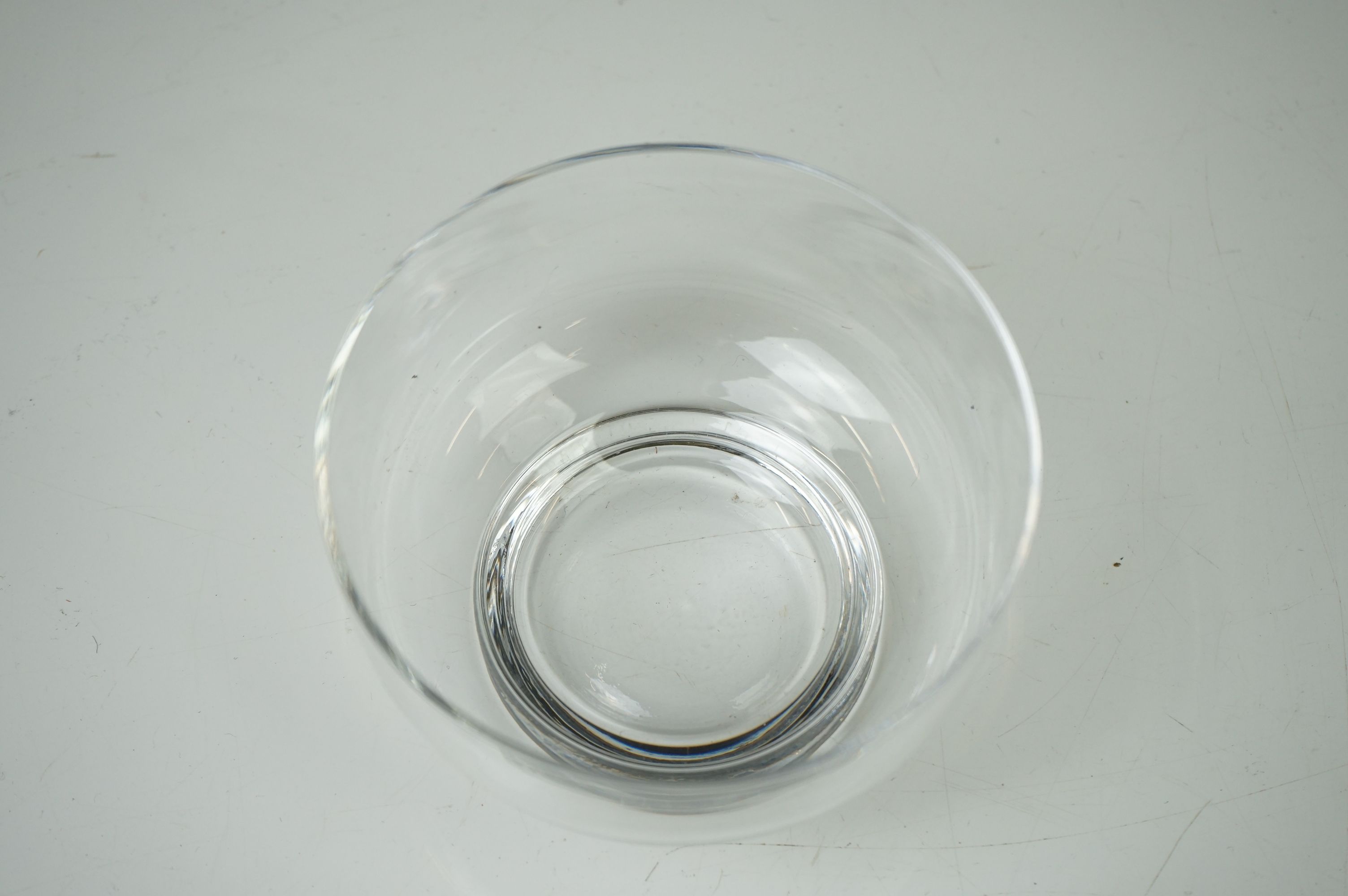 Whitefriars - Six clear sundae glasses, of circular footed form, approx 10cm diameter contained - Image 4 of 7