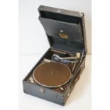 His Master's Voice HMV Portable Gramophone