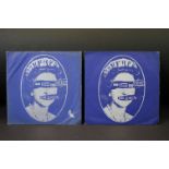 Vinyl – 2 copies of Sex Pistols God Save The Queen on Virgin Records VS 181 to include darker blue