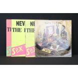 Vinyl - 4 Sex Pistols LPs - Some Product (VR2) and 3 copies of Never Mind The... to include OVED 136