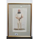 Vanity Fair ' Spy ' Colour Print ' titled Cricket and featuring the cricketer W.G. Grace dated