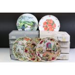 Twenty Boxed Wedgwood Collector's Plates together with Nine Boxed Royal Albert Collector's Plates