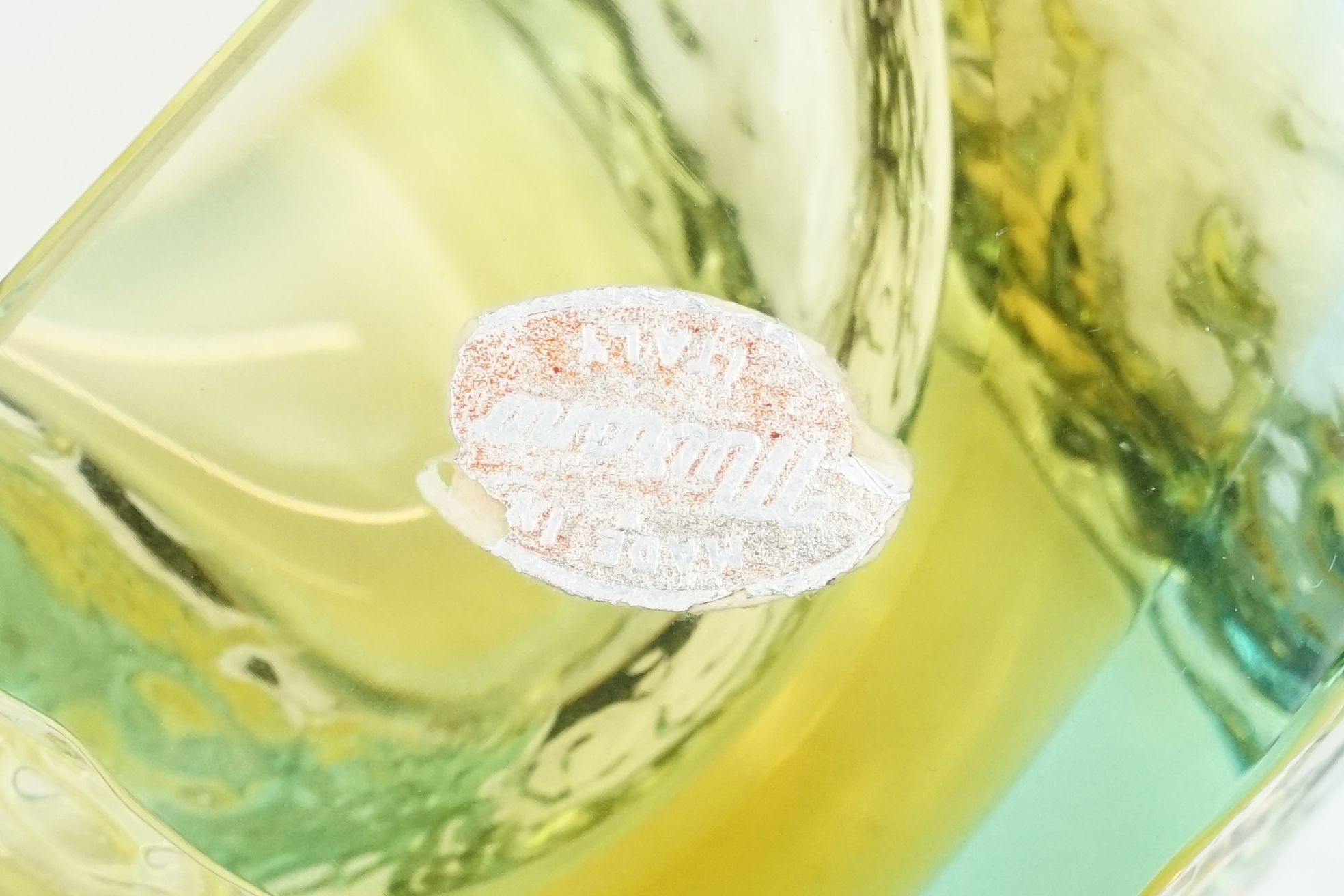 Two Murano textured glass ashtrays to include a faceted geometric example in an amethyst - Image 11 of 17