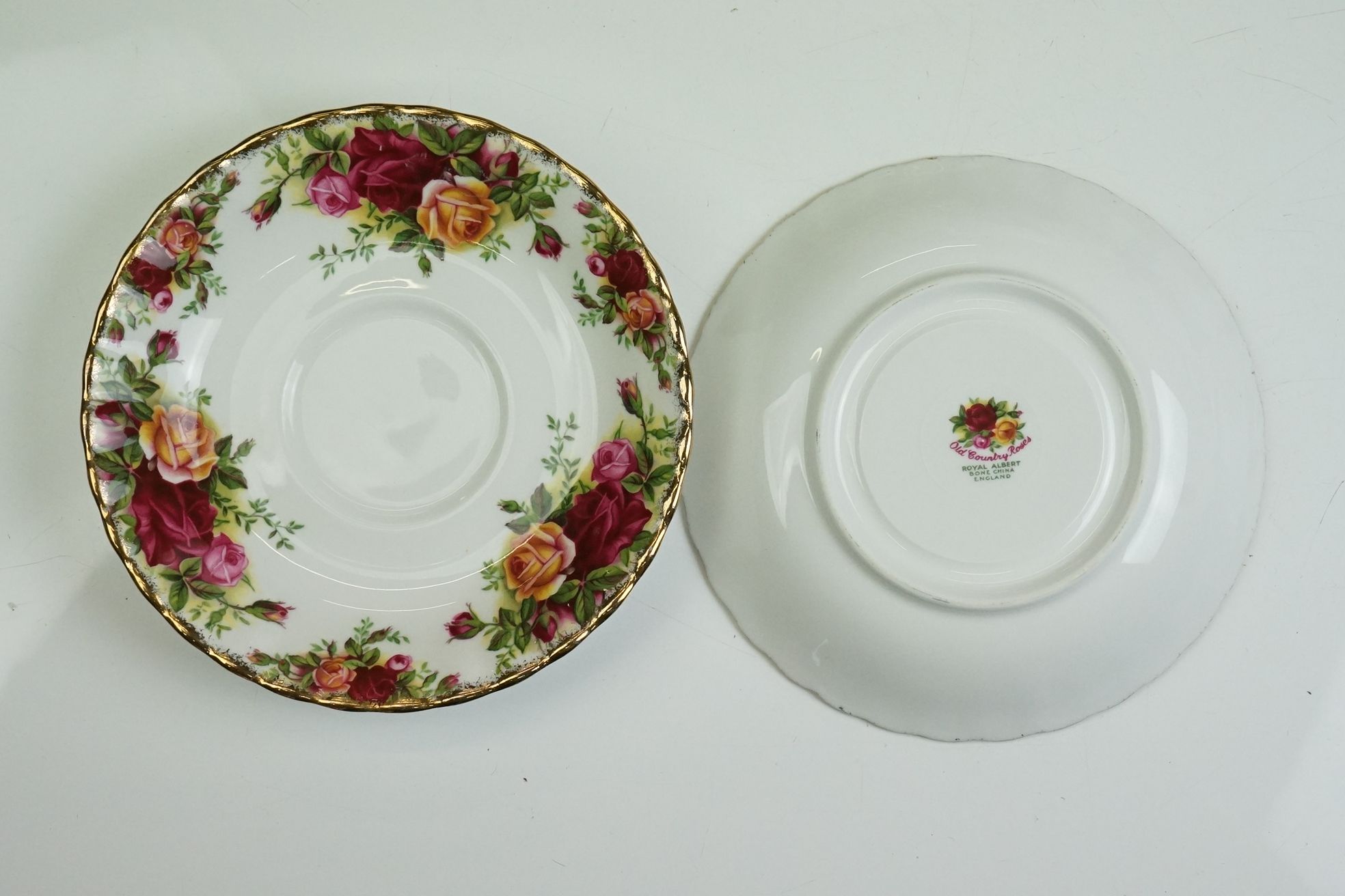Royal Albert ' Old Country Roses ' Tea ware including six tea cups, six saucers, five tea plates, - Image 2 of 10