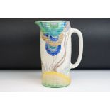 Clarice Cliff for Newport Pottery - A large Bizarre Range ' Rhodanthe ' pattern beer or lemonade