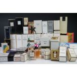 A large collection of mixed scents & perfumes to include Chanel, Lacoste and Christian D'ior