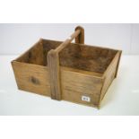 Pine gardeners foraging trug, 47cm long