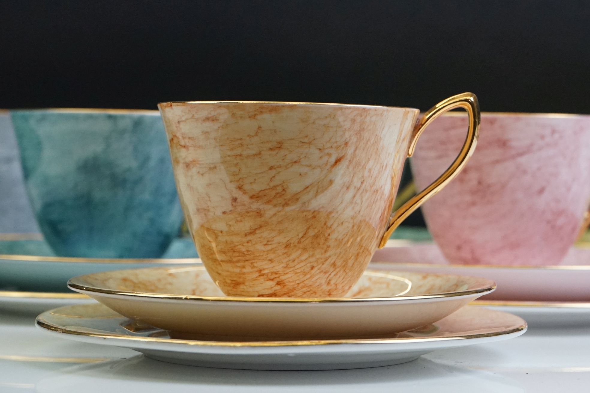 Royal Albert ' Gossamer ' Part Tea Set comprising Six Tea Cups, Six Saucers, Six Tea Plates, - Image 2 of 9