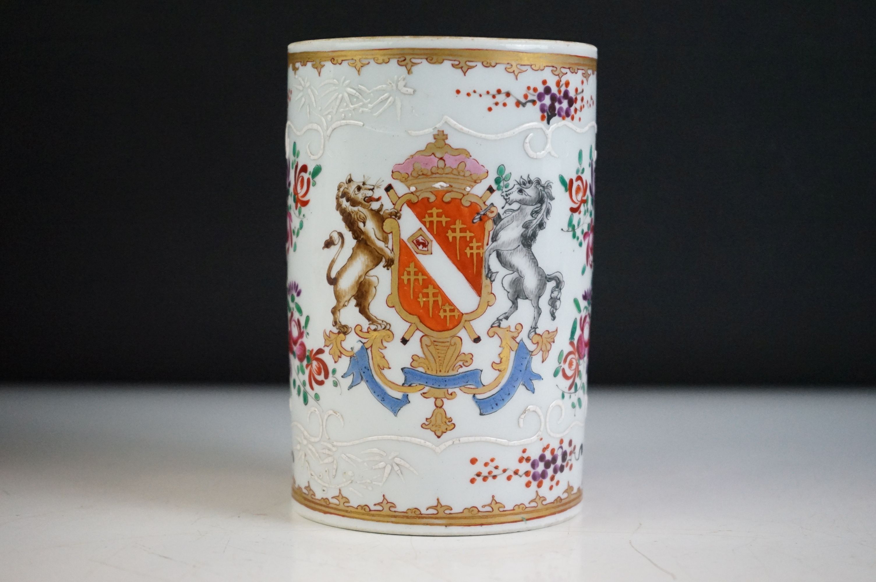 Samson of Paris Tankard, 14cm high together with a Minton Jardiniere, 19th century Urn & Lid hand - Image 13 of 16