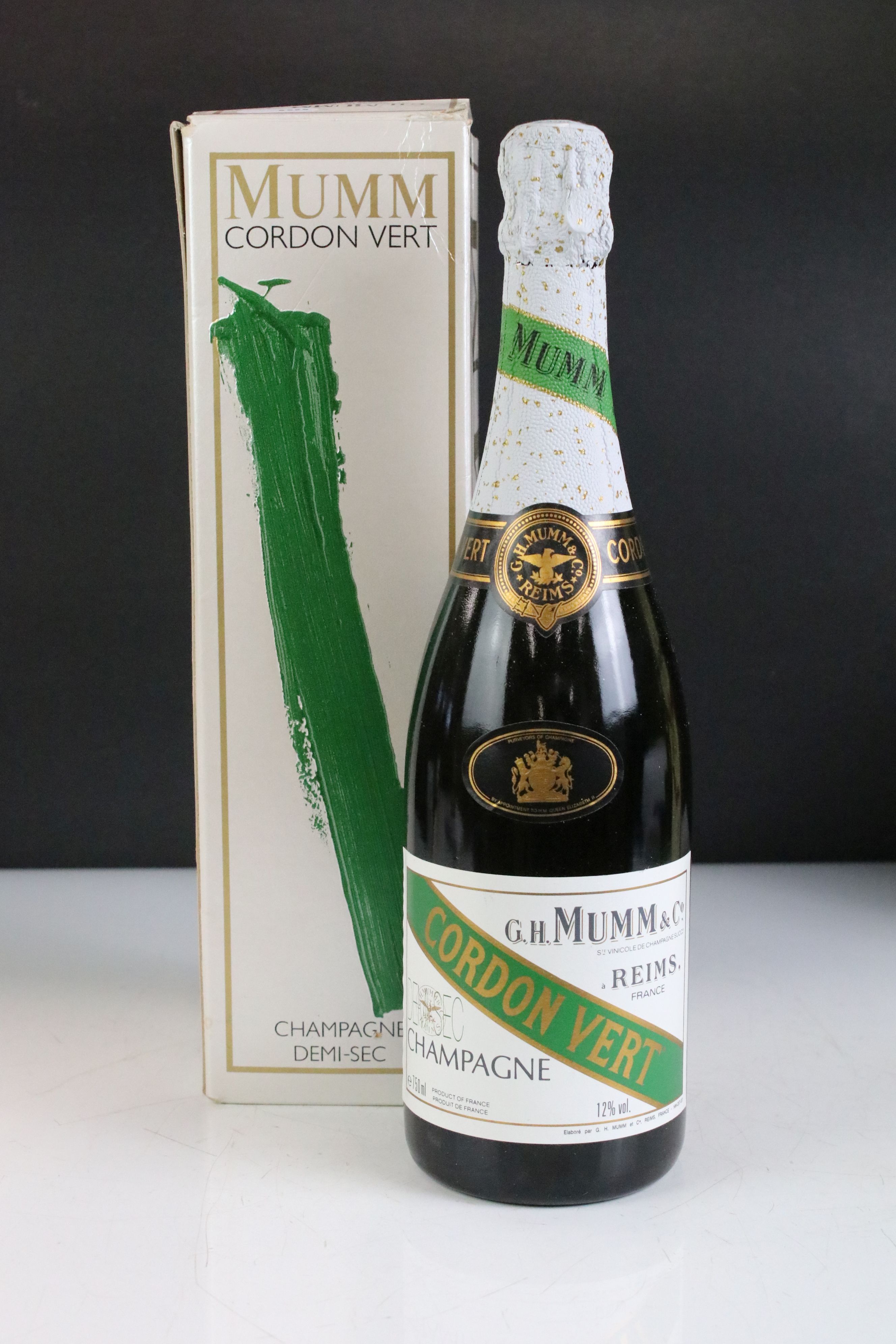 A collection of three bottles of Champagne to include Mercier Brut, Mumm Cordon Vert and Drappier - Image 4 of 10
